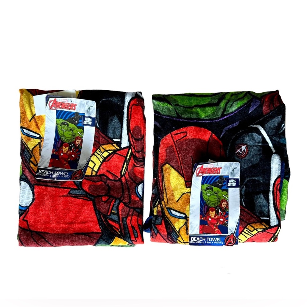 Marvel beach swim towels